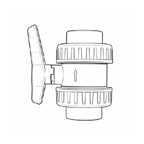 vanne double raccord