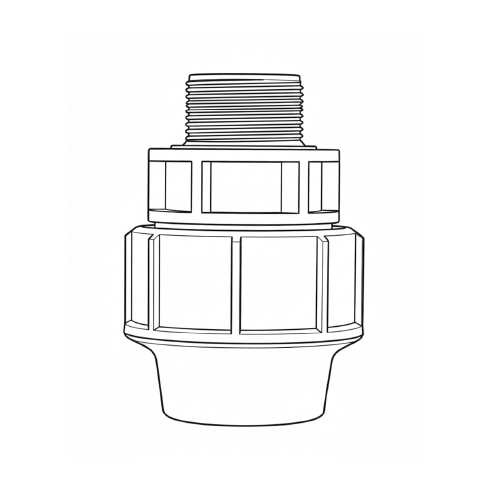 Raccord Mâle à Compression PE