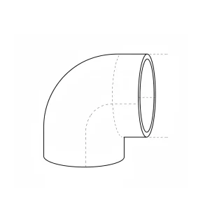 coude 1-4 90° ppr-28