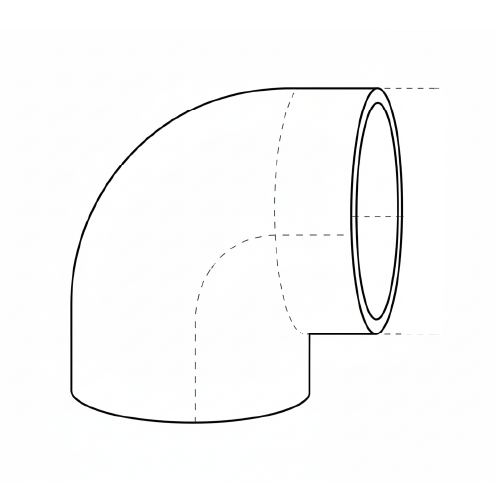 coude 1-4 90° ppr