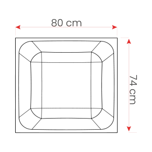 Caisson de Coffrage DP002 pour Plancher Réticulé (80 x 74 x 20)-29