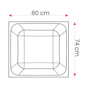 Caisson de Coffrage DP003 pour Plancher Réticulé (80 x 74 x 25)-29