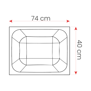 Caisson sur Système DP022 pour Plancher Réticulé (40 x 74 x 20)-29