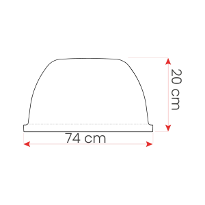 Demi Caisson de Coffrage DP002 pour Plancher Réticulé (40 x 74 x 20)-28
