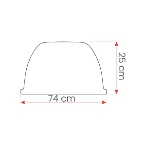 Demi Caisson sur Système DP023 pour Plancher Réticulé (40 x 74 x 25)-28
