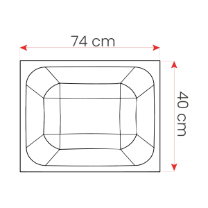 Demi Caisson sur Système DP024 pour Plancher Réticulé (40 x 74 x 30)-29