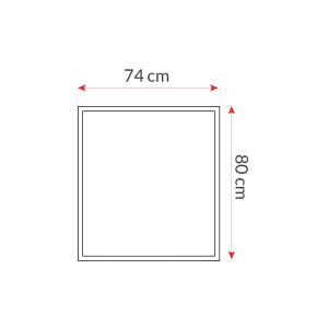 Panneau de Coffrage DP016 pour Plancher Réticulé (80 x 74 x 3)