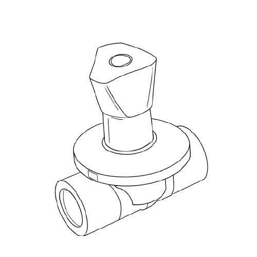 'arret PPR Poignet Chromée