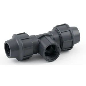 Té Femelle à Compression PE_